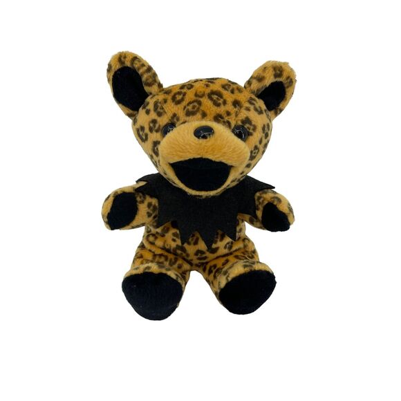 Vintage Grateful Dead Delilah Leopard Print Plush Bear Steven Smith 90s - Picture 1 of 4
